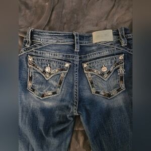 Miss me skinny distressed jeans